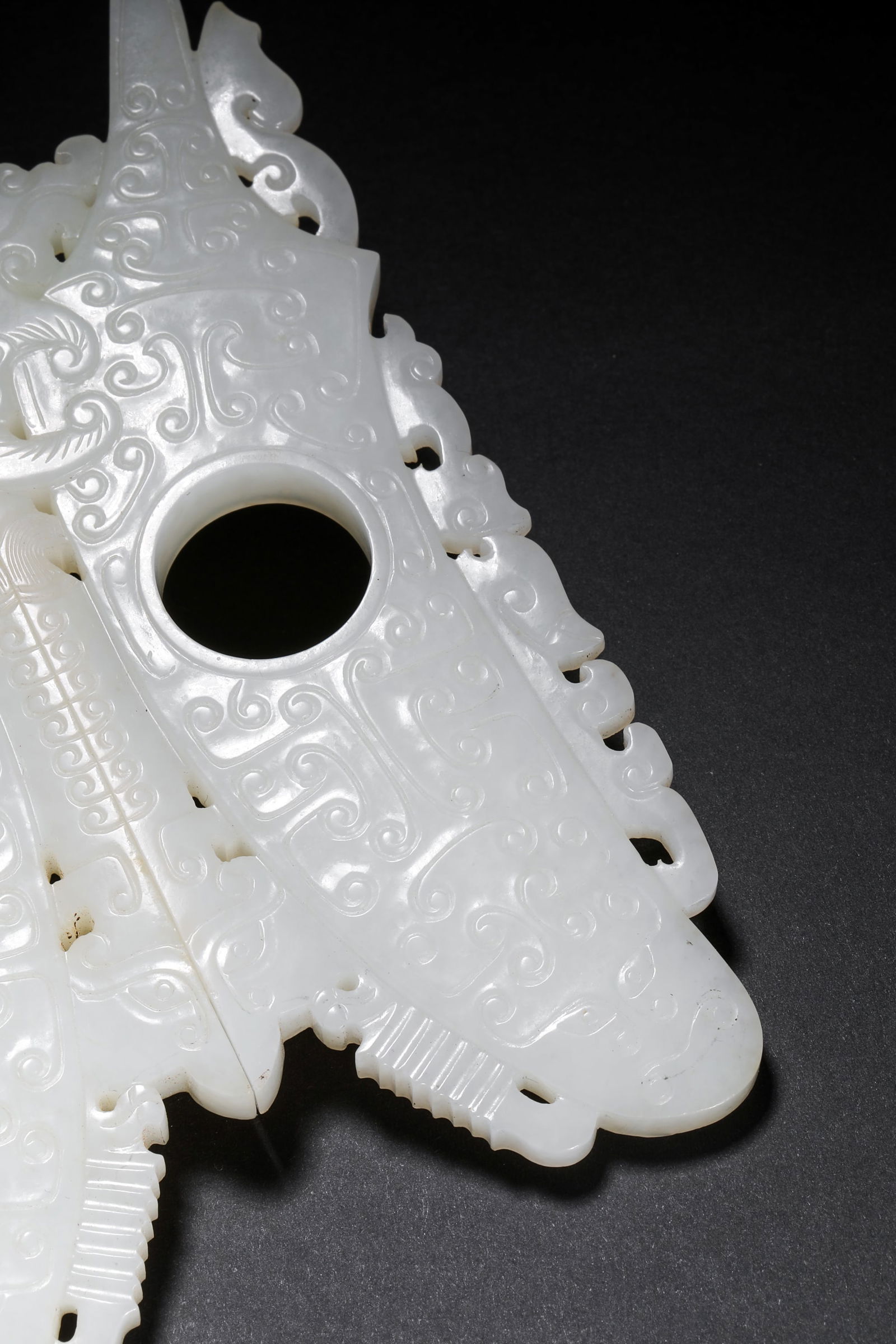 Qing Dynasty Hetian jade double jade - 4