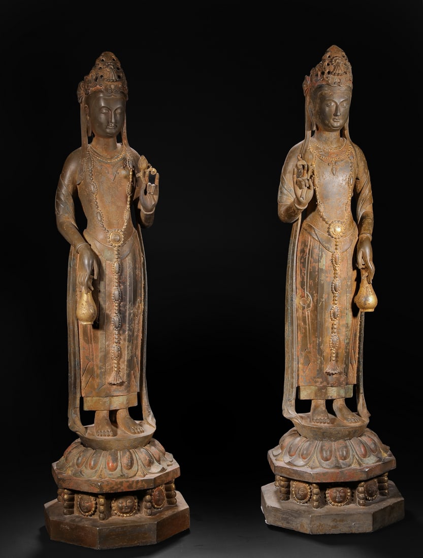 Stone Bodhisattva before Ming Dynasty - 4