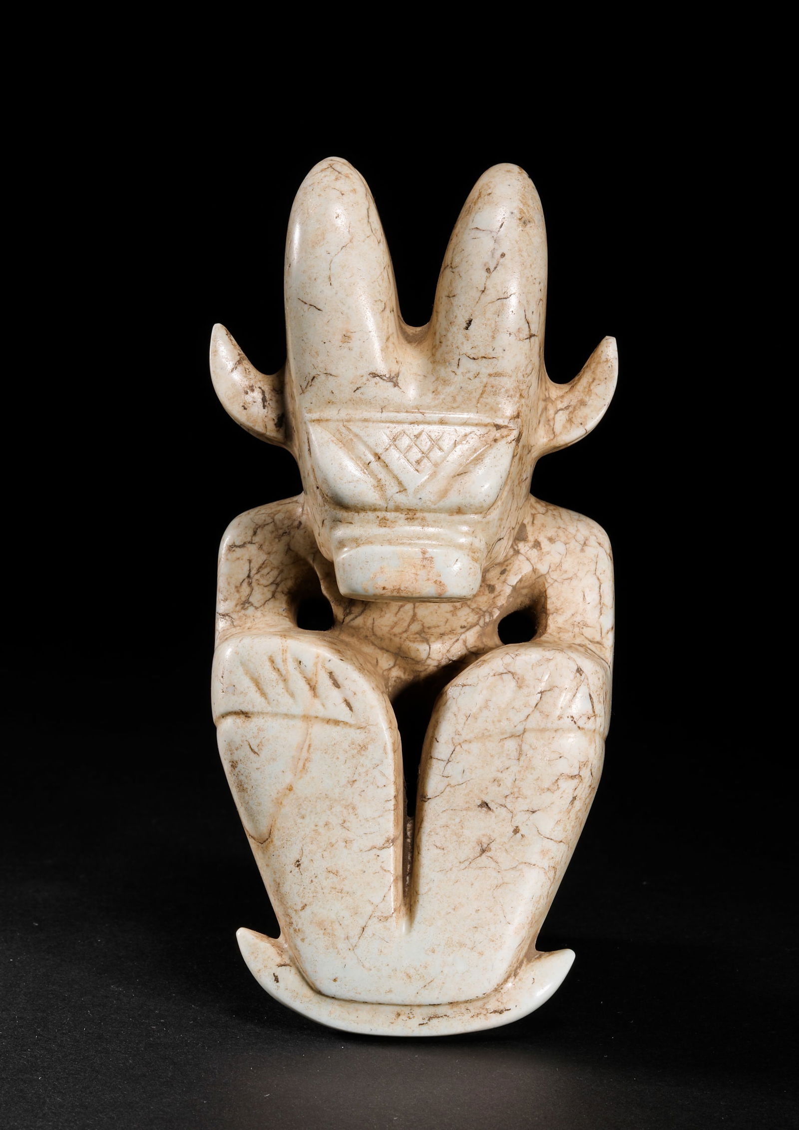 Before Ming Dynasty, Hetian Jade God - 14