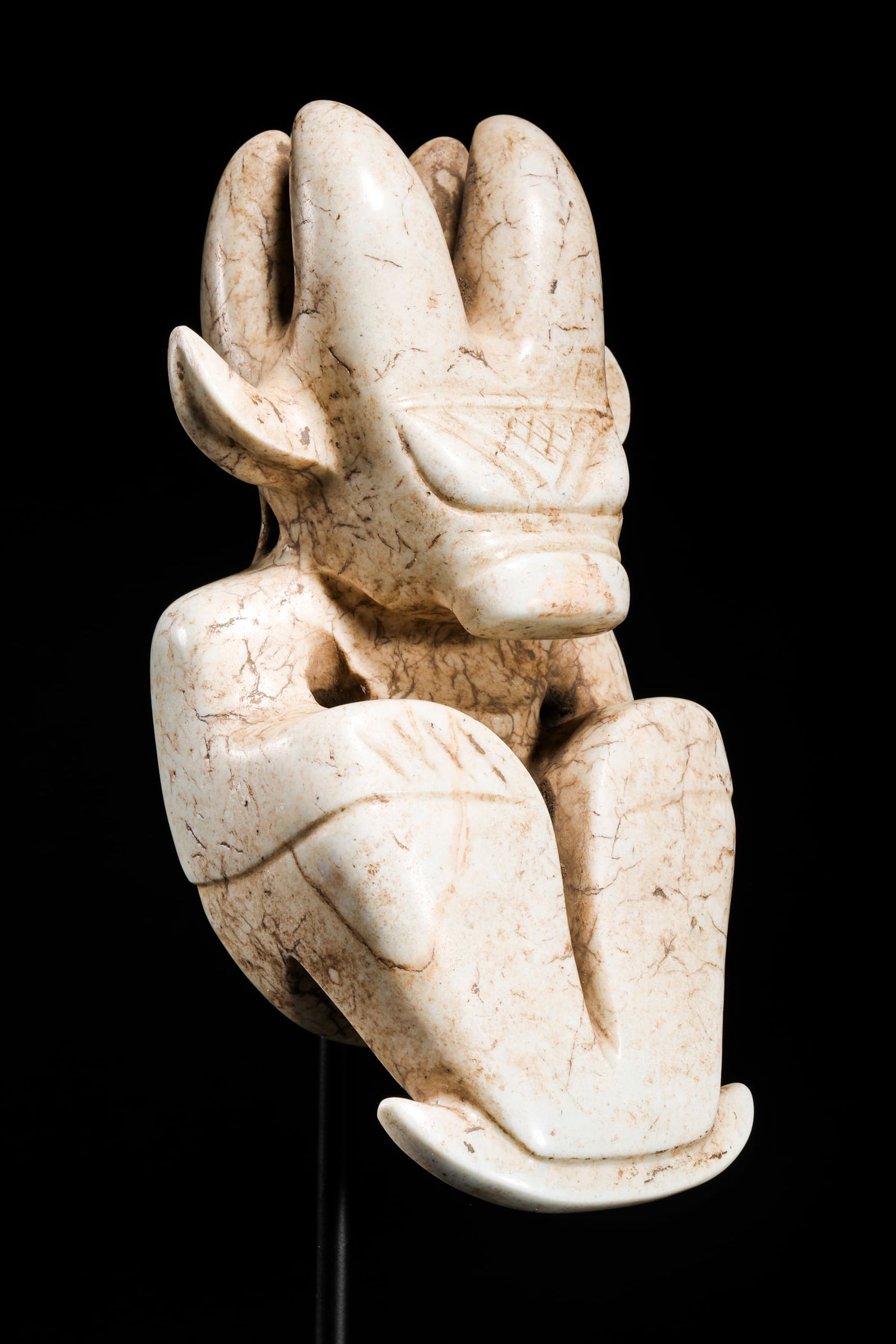 Before Ming Dynasty, Hetian Jade God - 5