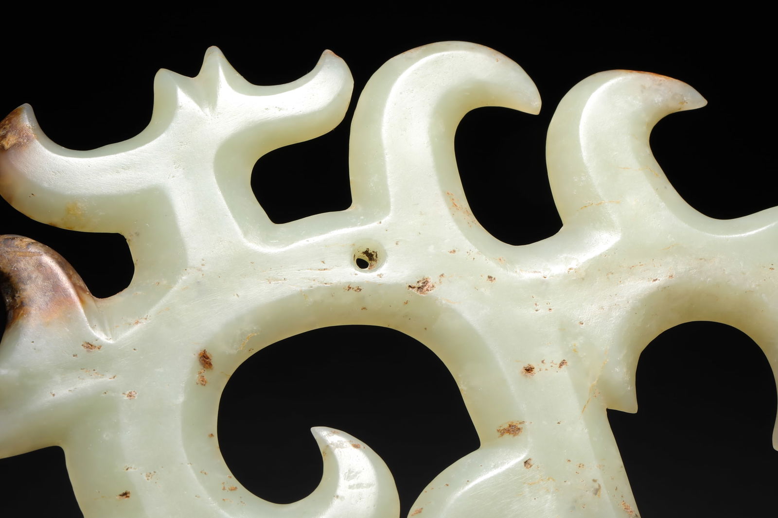 Jade jade with cloud pattern before Ming Dynasty - 10