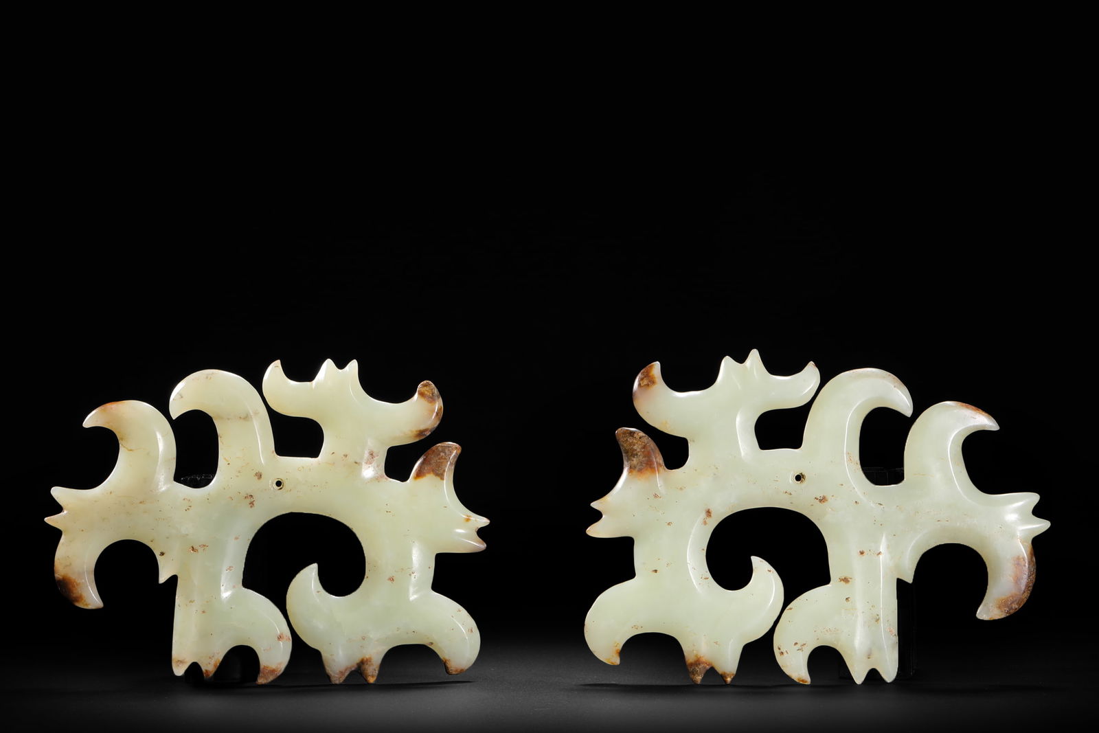 Jade jade with cloud pattern before Ming Dynasty - 12