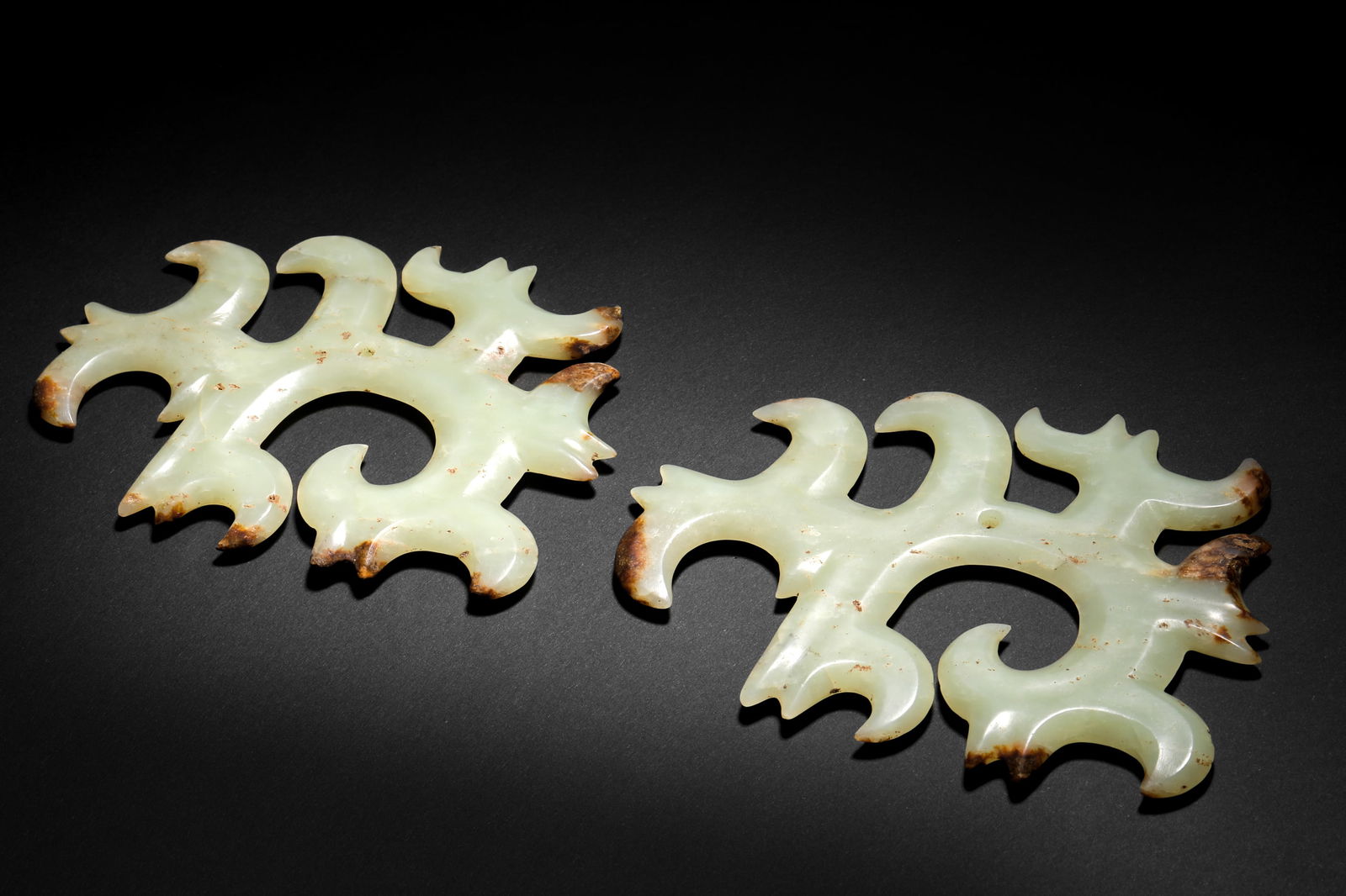 Jade jade with cloud pattern before Ming Dynasty - 3