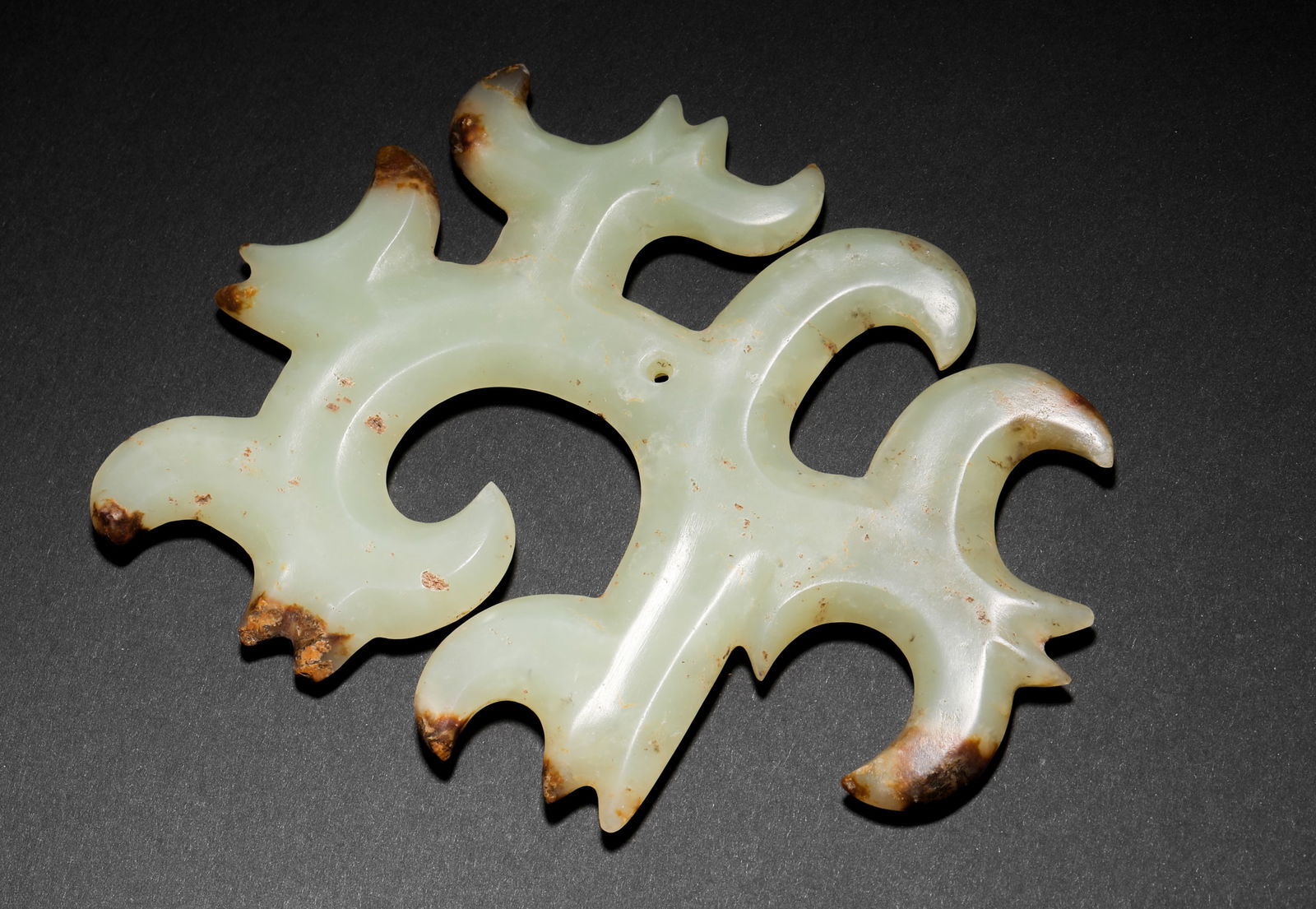 Jade jade with cloud pattern before Ming Dynasty - 6