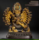 Qing Dynasty Sixth Grade Buddhist Tower Powerful King Kong Tail