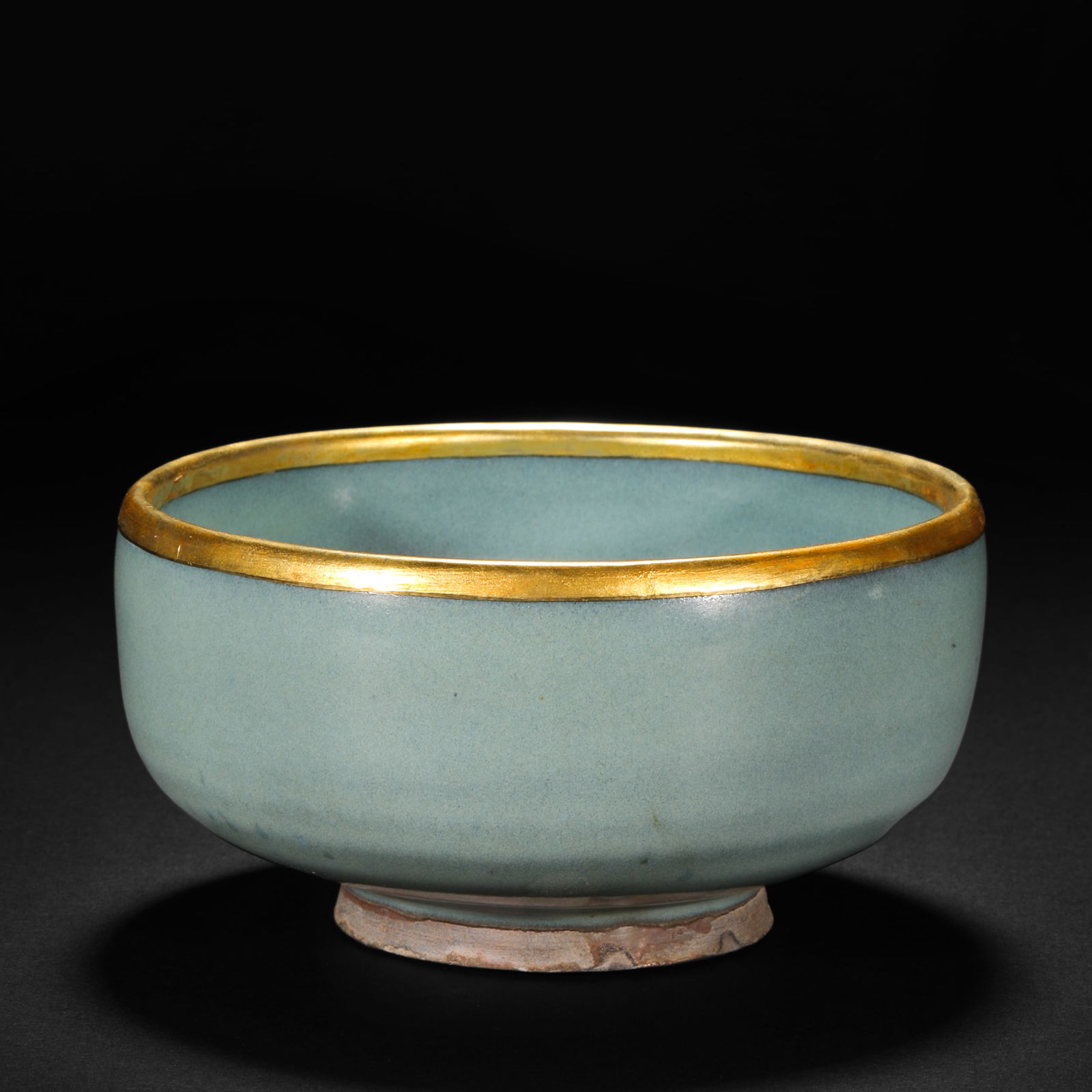 Before the Ming Dynasty, Longquan kiln-wrapped gold mouth bowl: Before the Ming Dynasty, Longquan kiln-wrapped gold mouth bowlH6cm W11cm