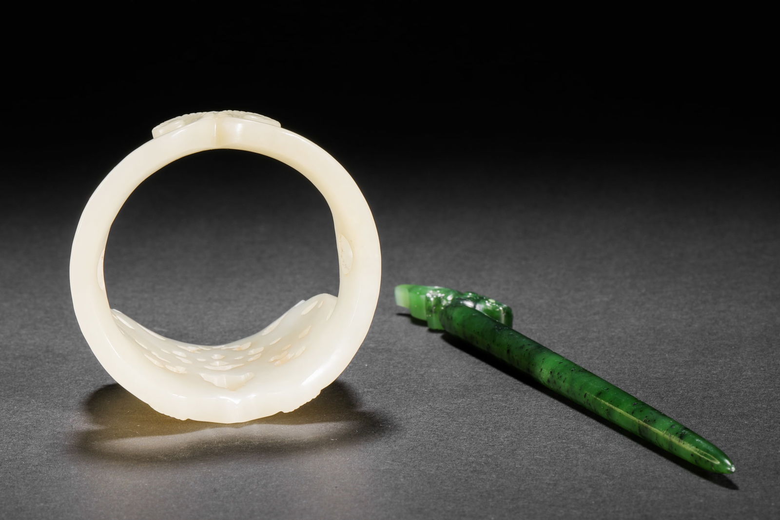 Qing Dynasty Hotan Jade Ben - 12