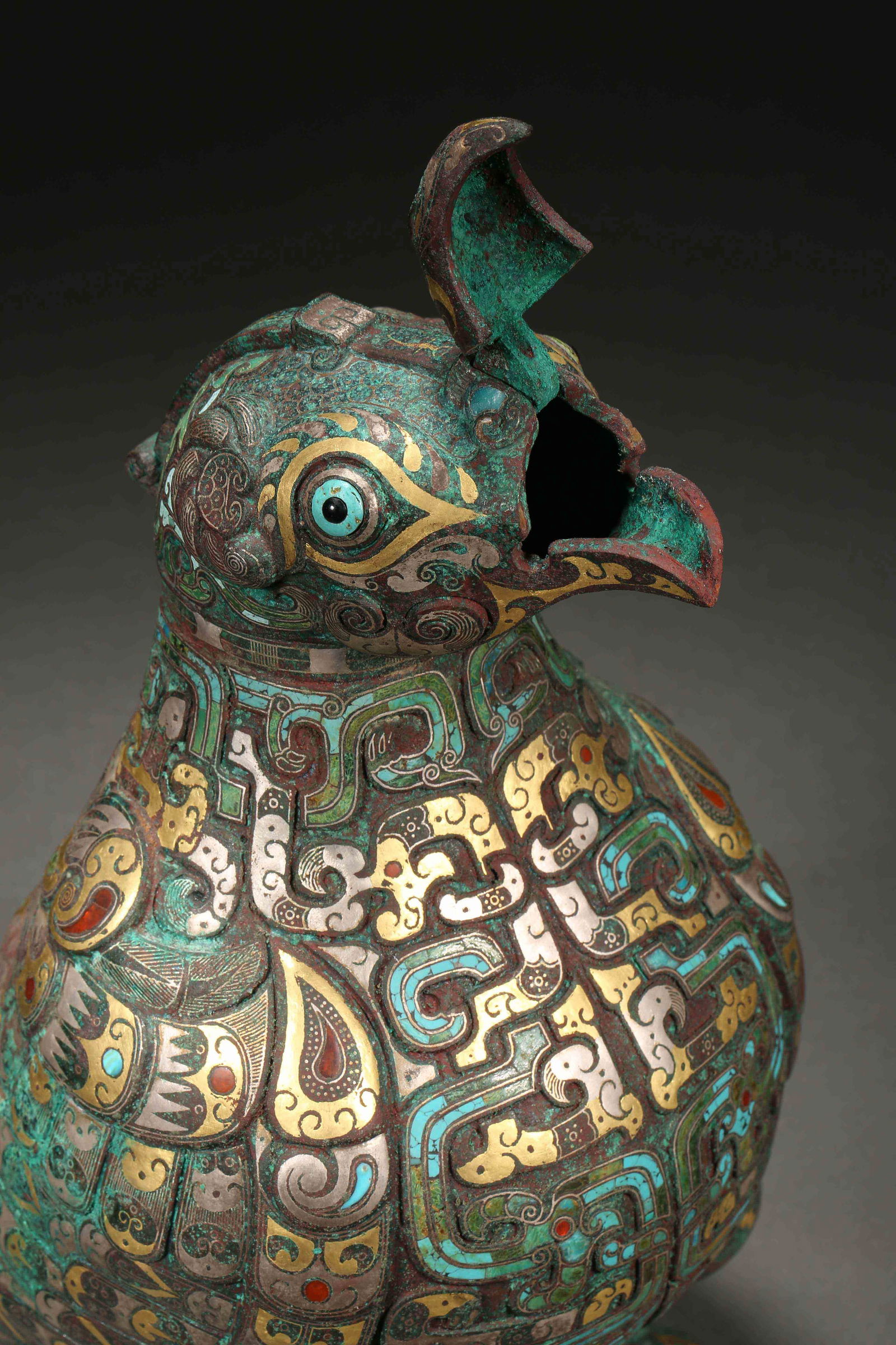 Han Dynasty gold and silver bird - 11