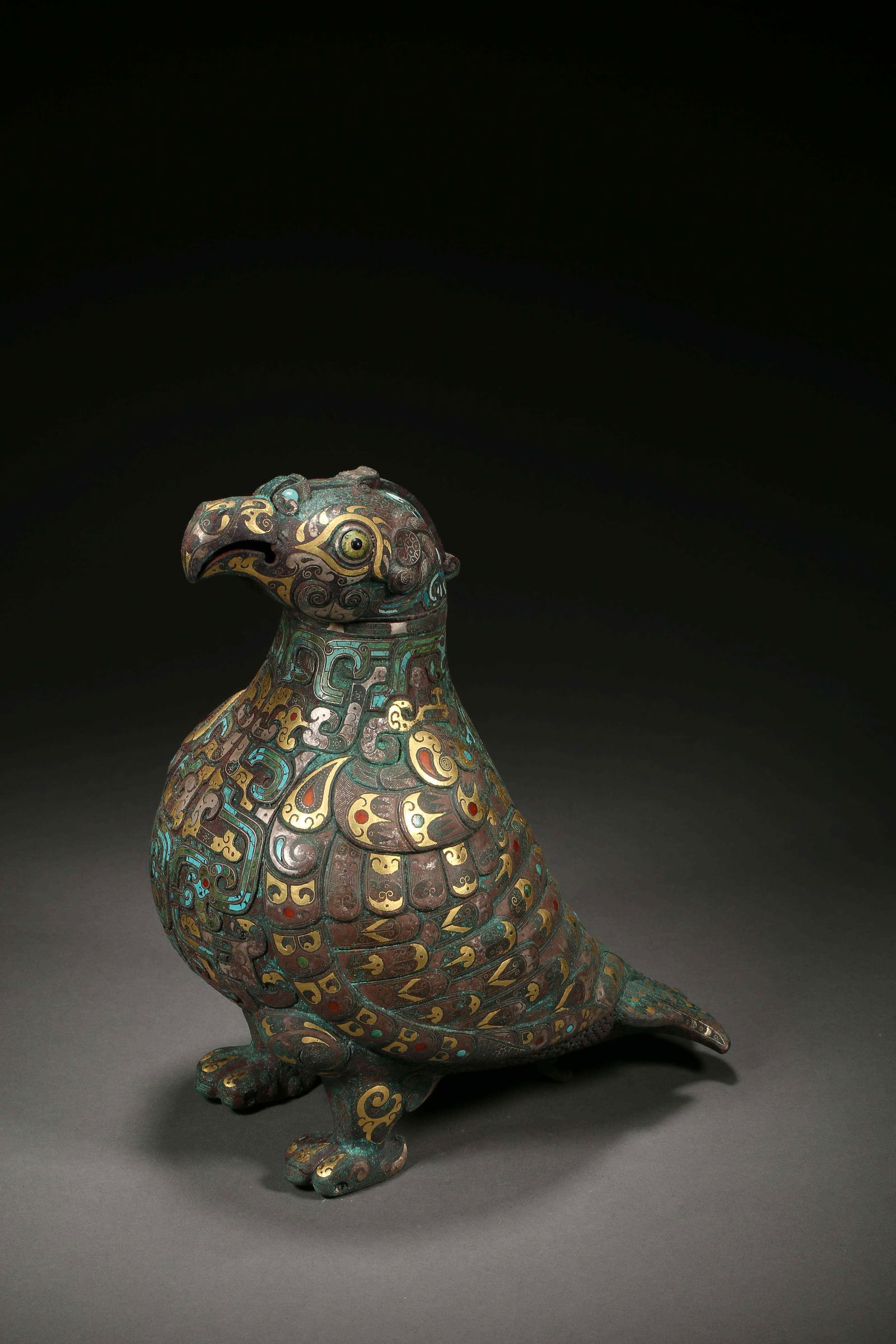 Han Dynasty gold and silver bird - 3