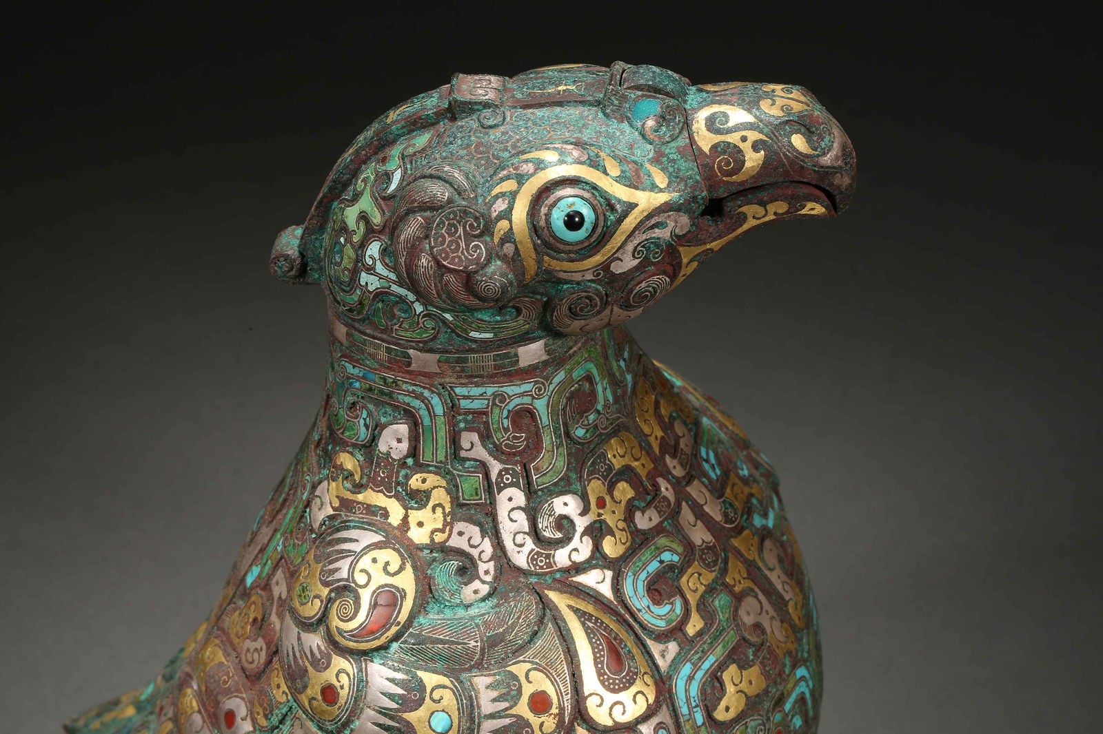 Han Dynasty gold and silver bird - 7