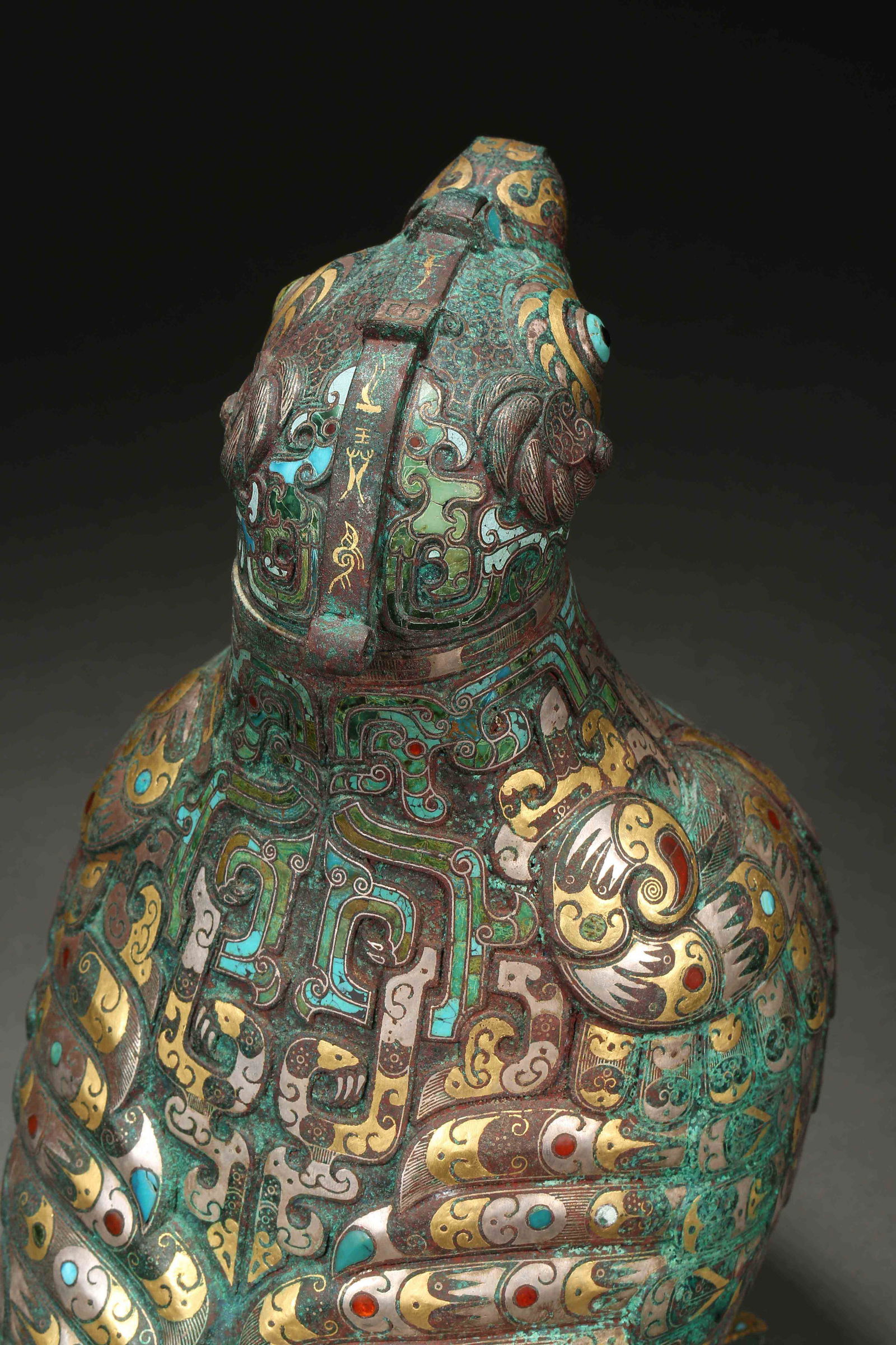 Han Dynasty gold and silver bird - 8