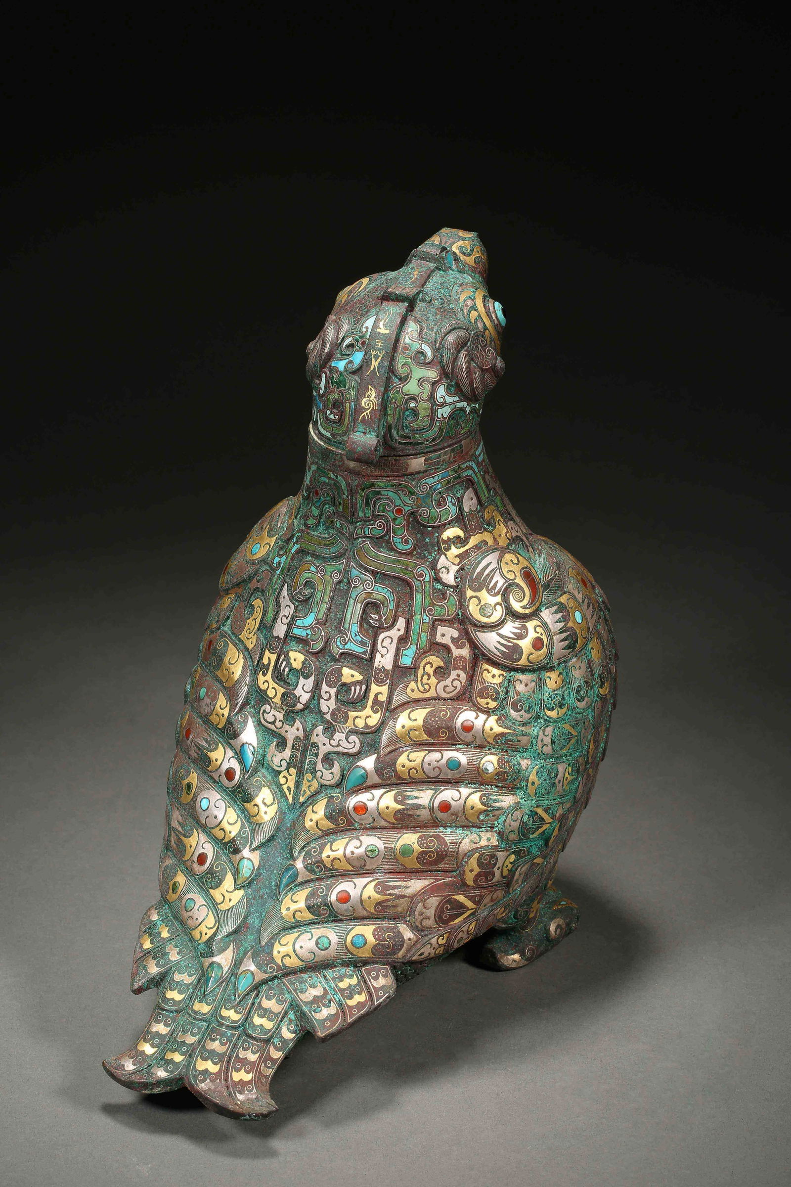 Han Dynasty gold and silver bird - 9