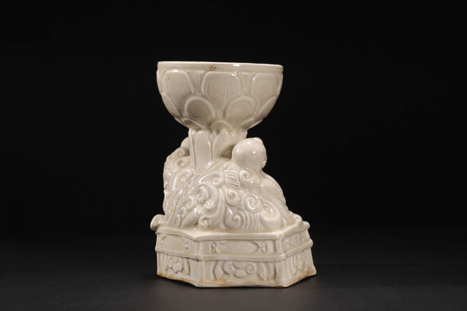 Ding kiln candlestick before Ming Dynasty - 5