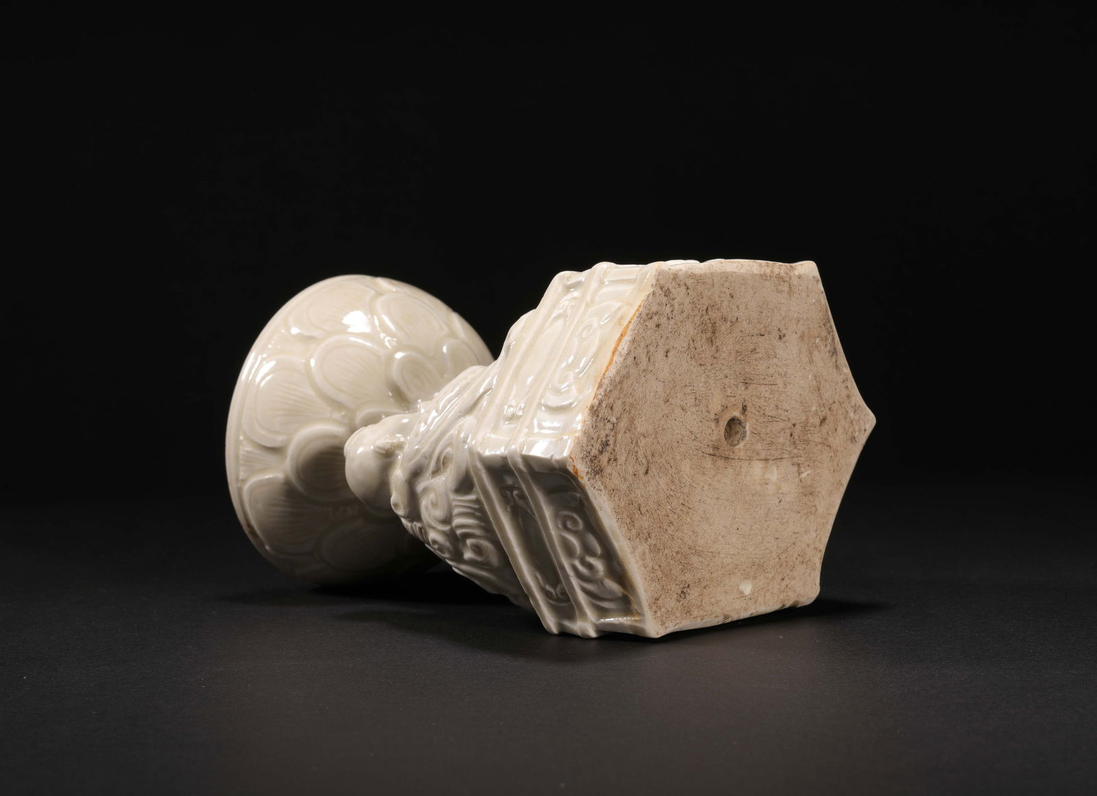 Ding kiln candlestick before Ming Dynasty - 7