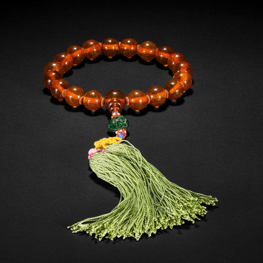 Qing Dynasty beeswax handheld: Qing Dynasty beeswax handheldD1.5cm Weight52g