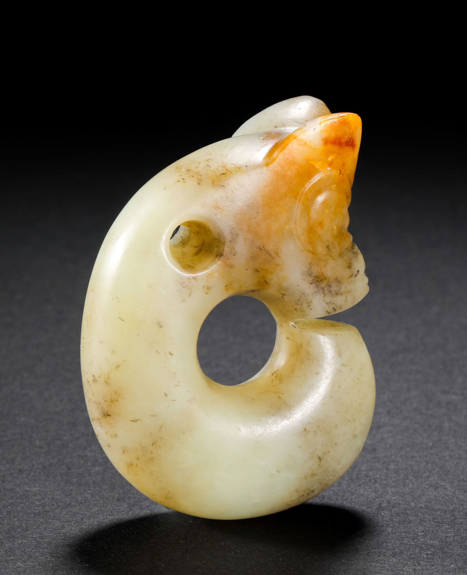 Jade pig dragon before Ming Dynasty - 2