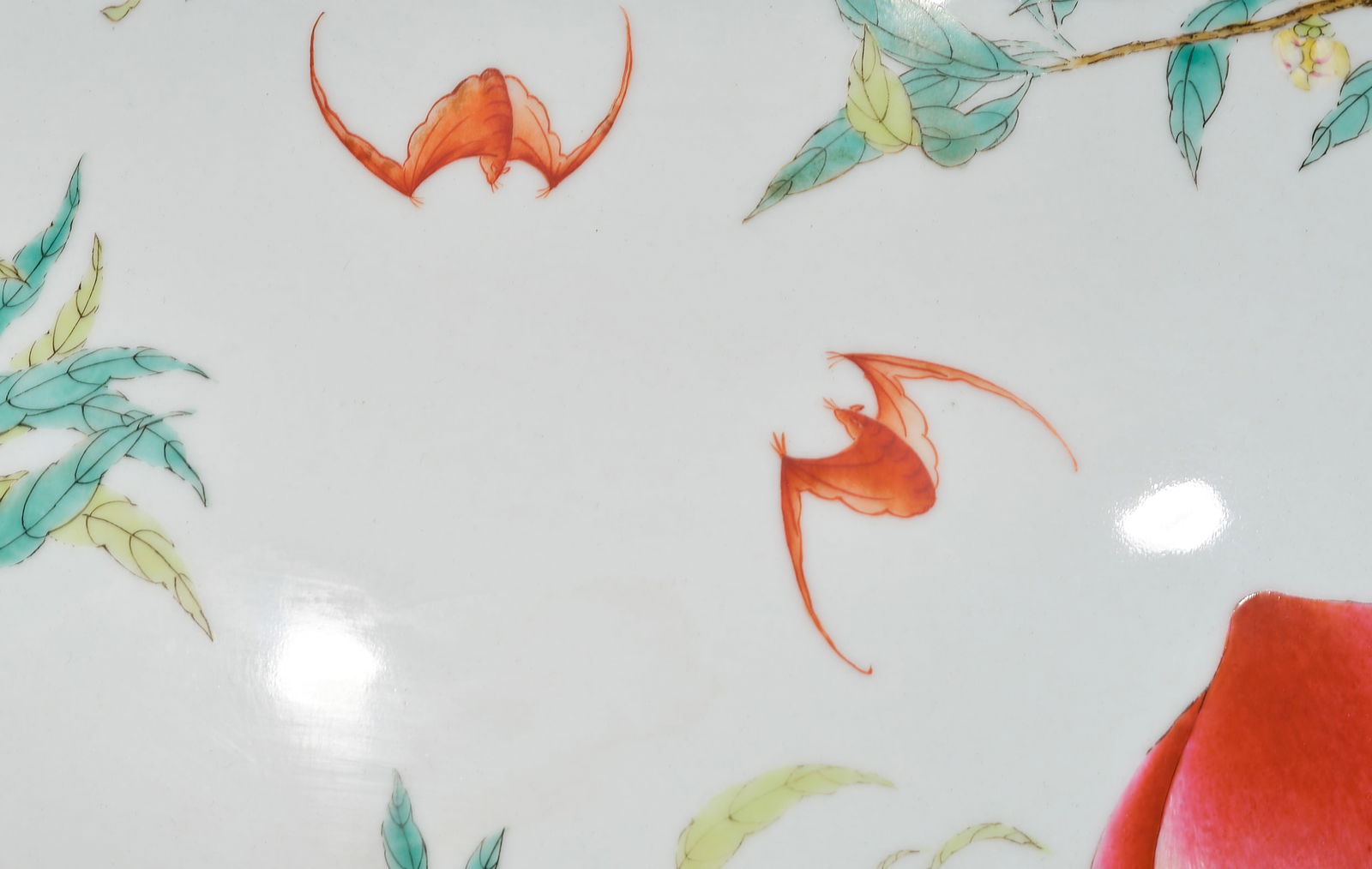 Qianlong style famille rose peach celestial sphere vase - 3