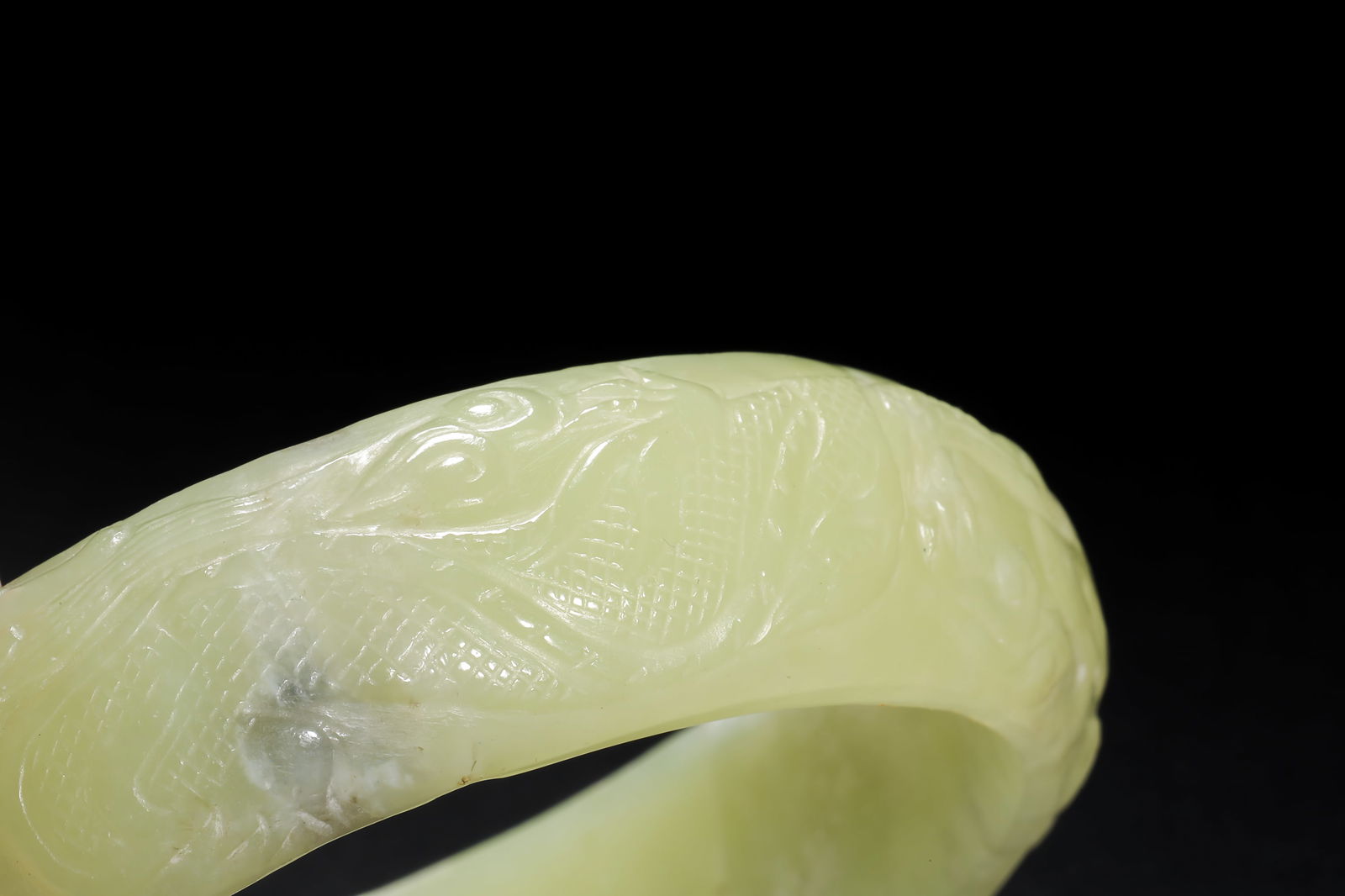 Ming Dynasty Hetian jade bracelet - 5