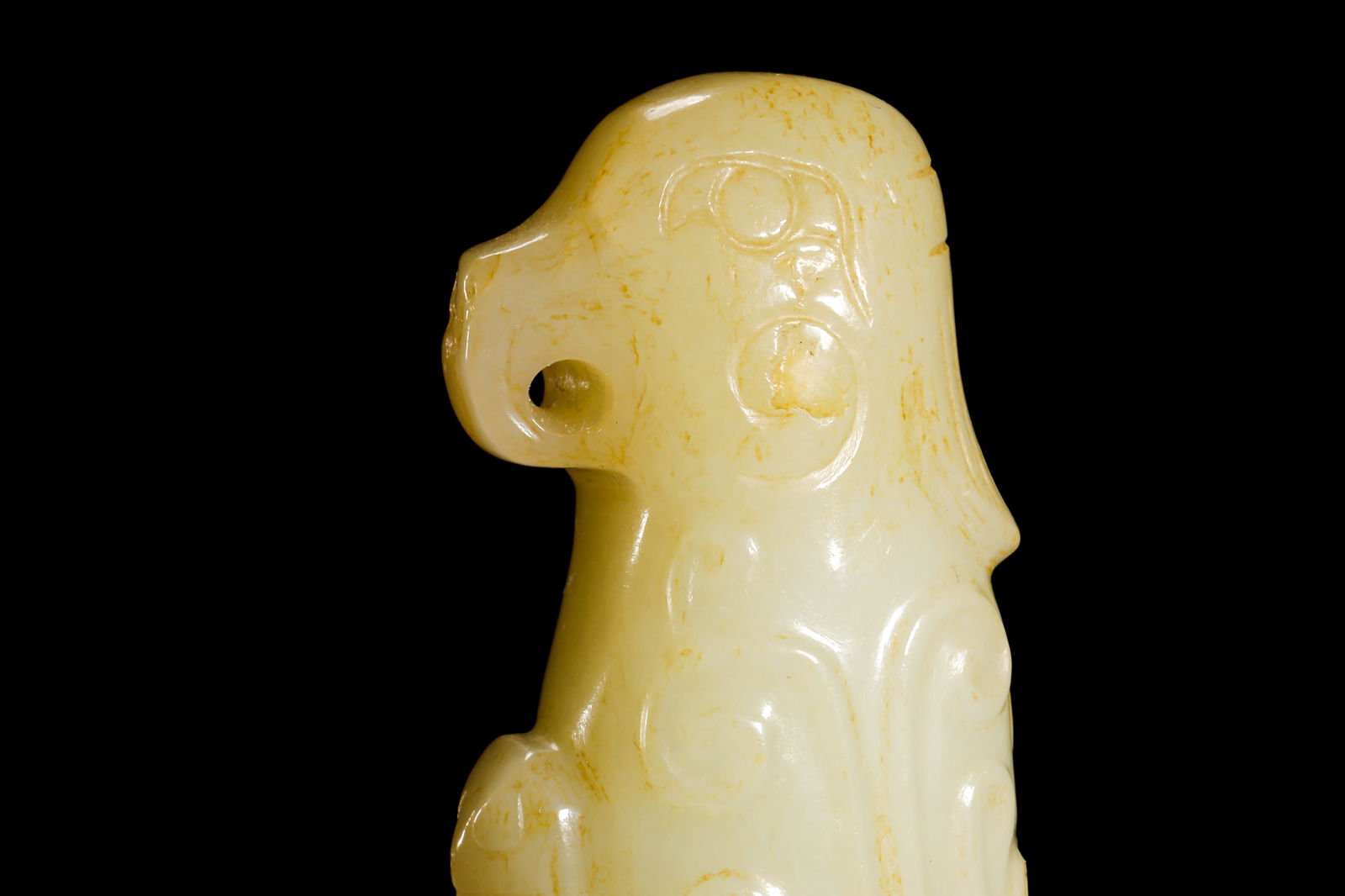 Jade silkworm before Ming Dynasty - 10