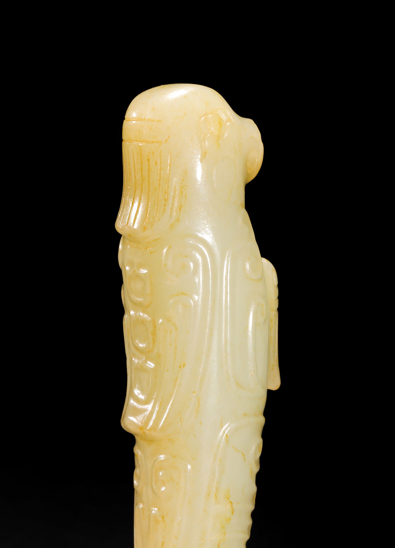 Jade silkworm before Ming Dynasty - 3