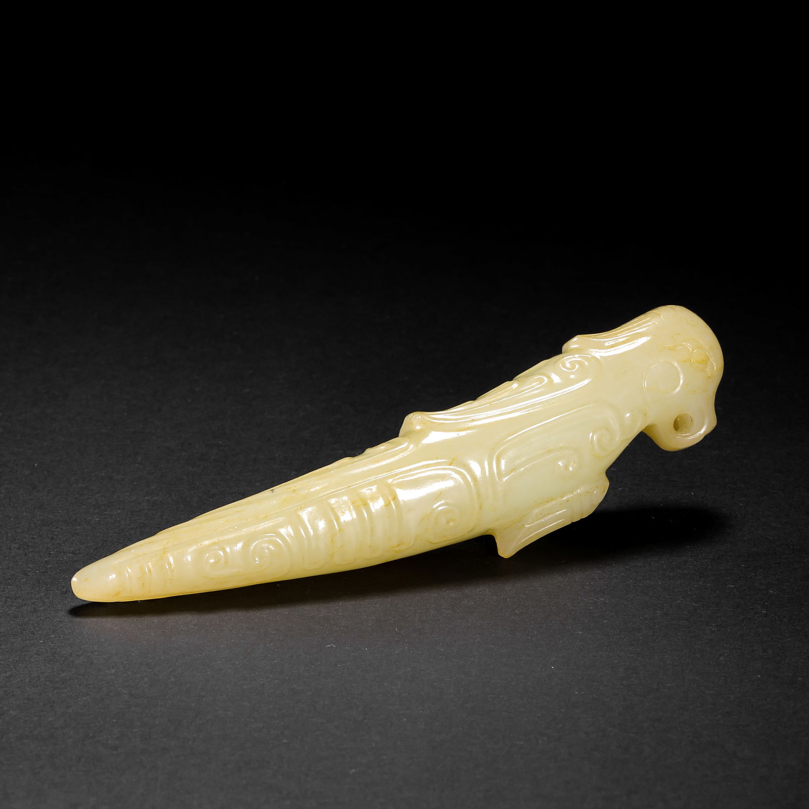 Jade silkworm before Ming Dynasty - 6