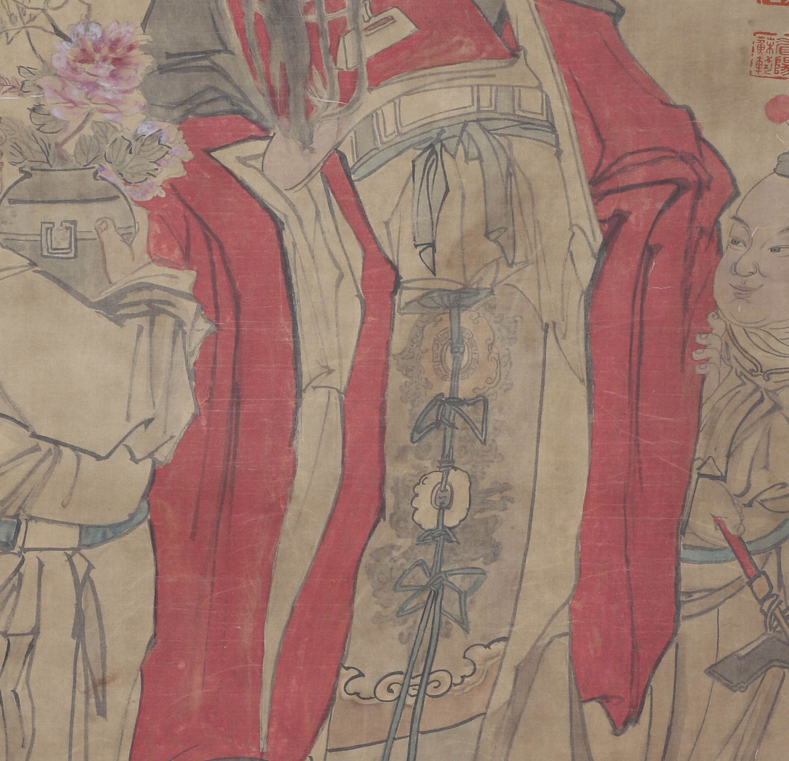 Ming Dynasty, silk scroll signed (Su Dongpo) - 3