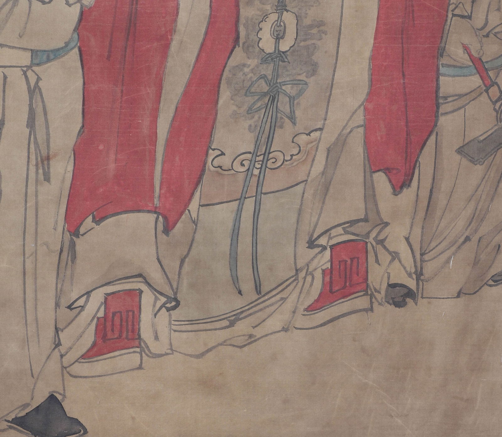 Ming Dynasty, silk scroll signed (Su Dongpo) - 4