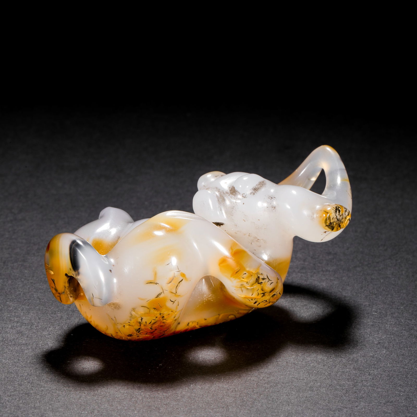 Qing Dynasty agate god - 13