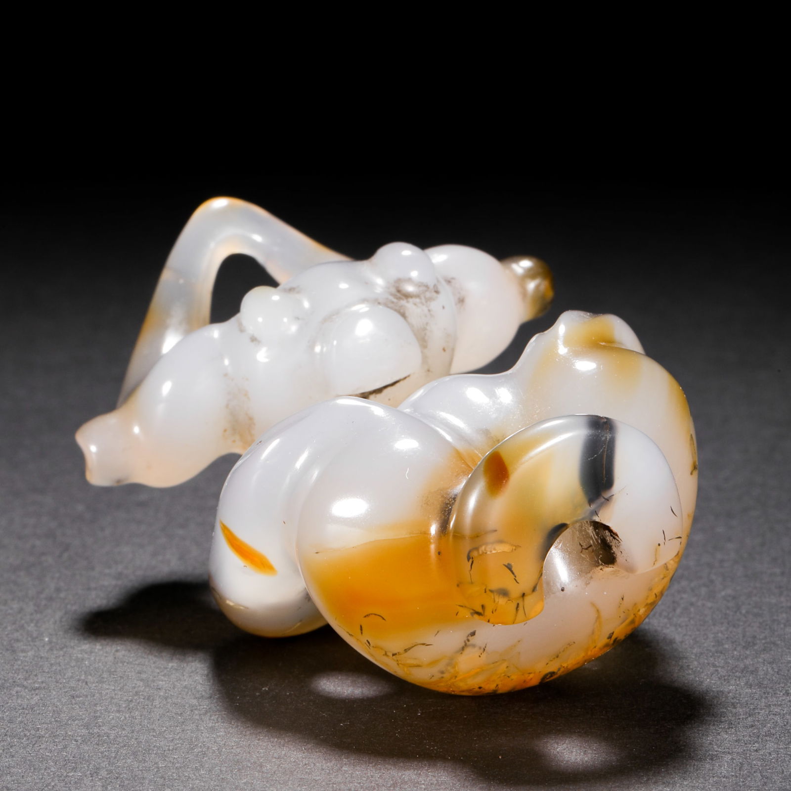 Qing Dynasty agate god - 14