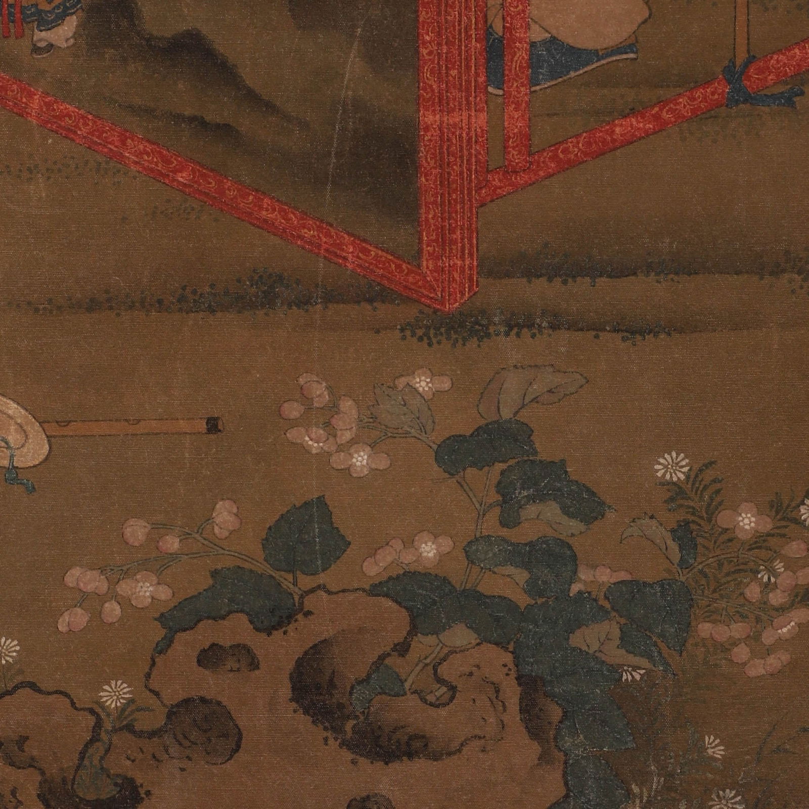 Qing Dynasty, silk scroll scroll signed by Jiao Bingzhen - 6