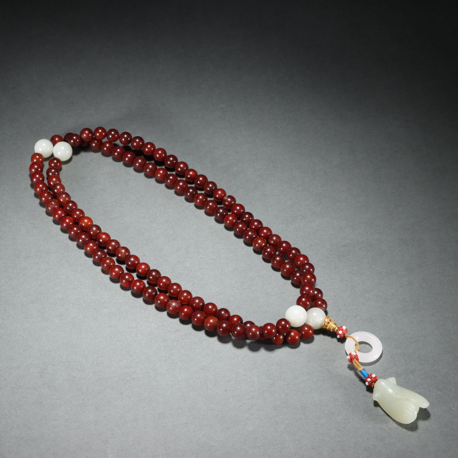 Qing Dynasty Beeswax Buddha Beads: Qing Dynasty Beeswax Buddha BeadsHcm Wcm Weightg