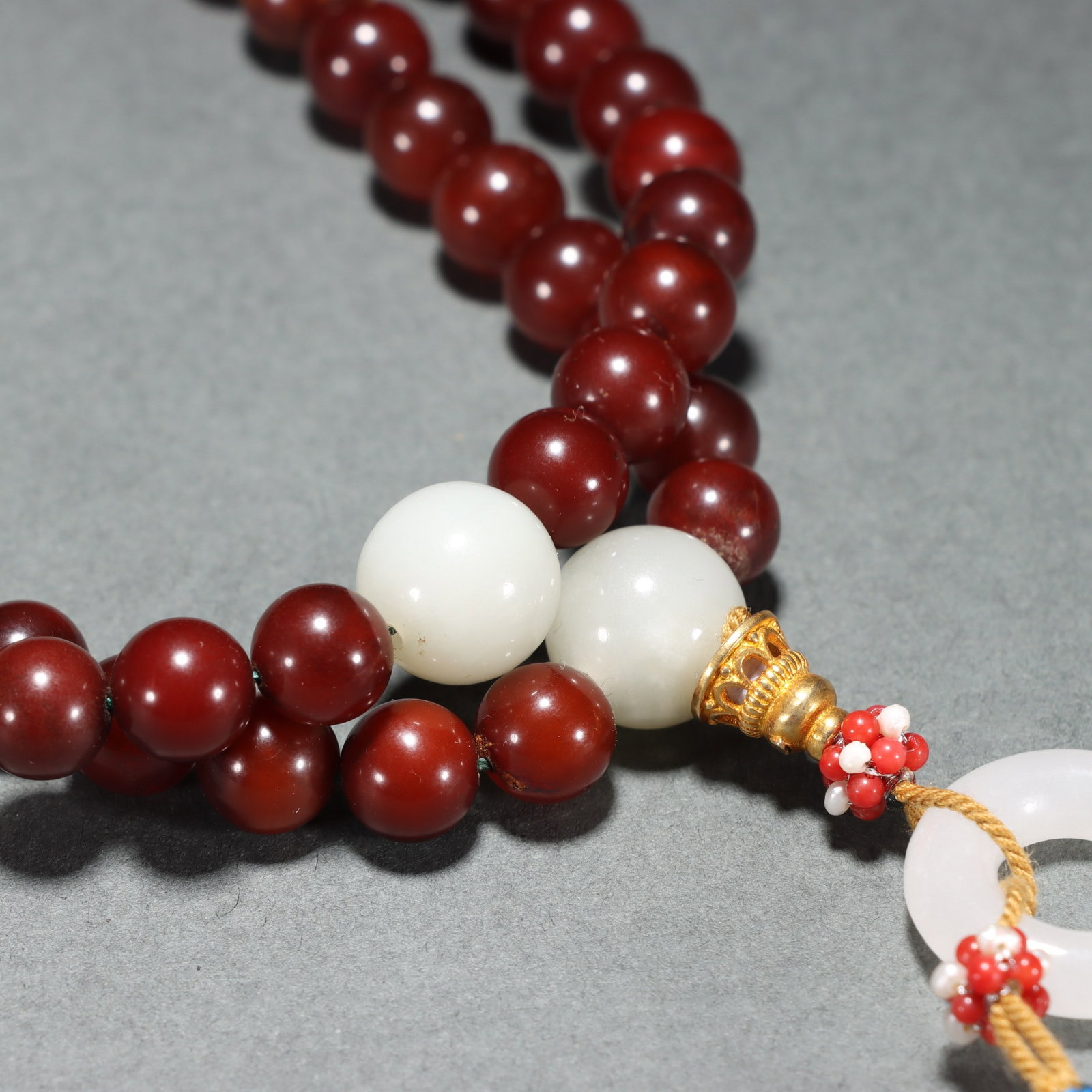 Qing Dynasty Beeswax Buddha Beads - 3