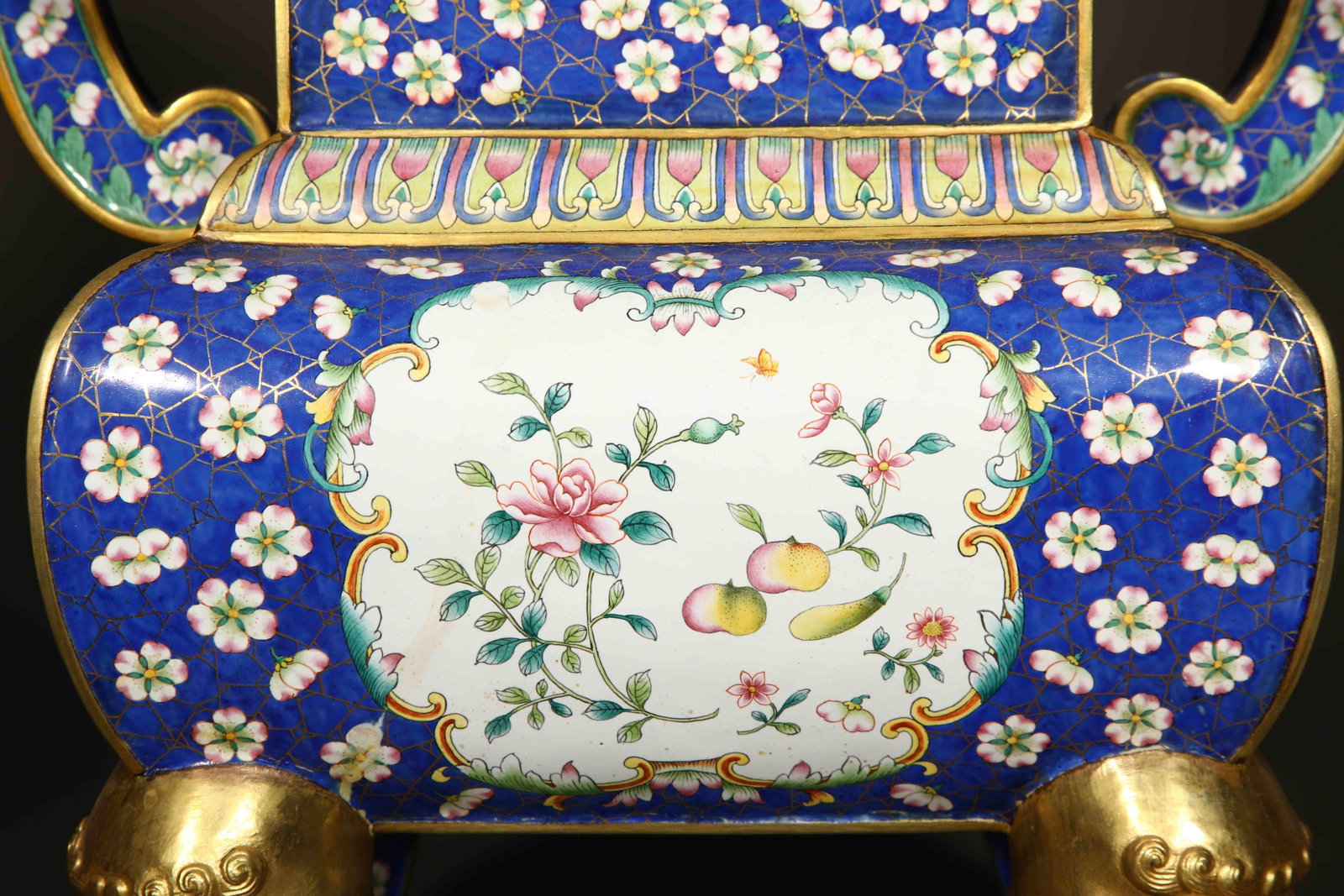 Qing Dynasty Painted Enamel Five Offerings - 10