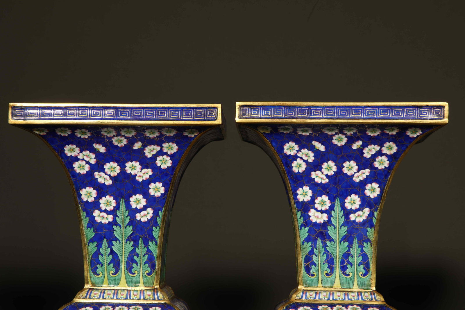 Qing Dynasty Painted Enamel Five Offerings - 15