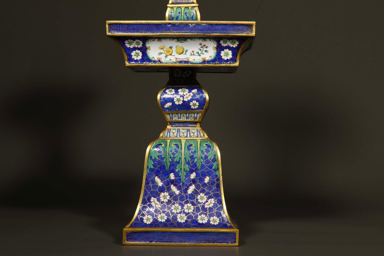 Qing Dynasty Painted Enamel Five Offerings - 20
