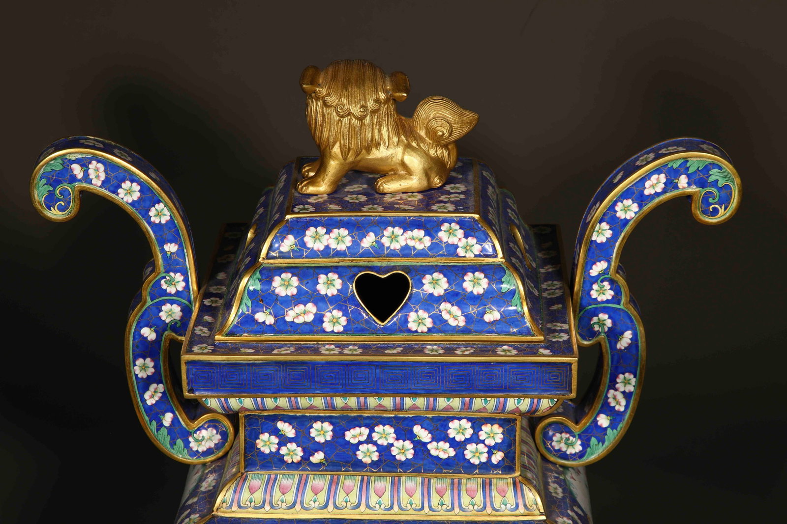 Qing Dynasty Painted Enamel Five Offerings - 9