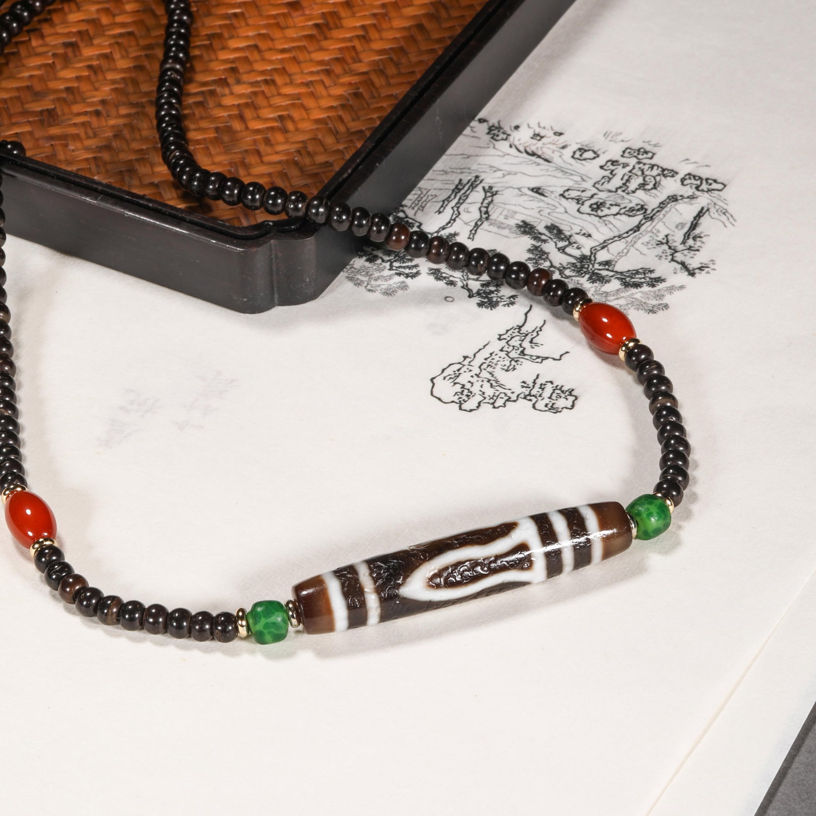 Tang Dynasty One-Sight Dzi Beads - 2