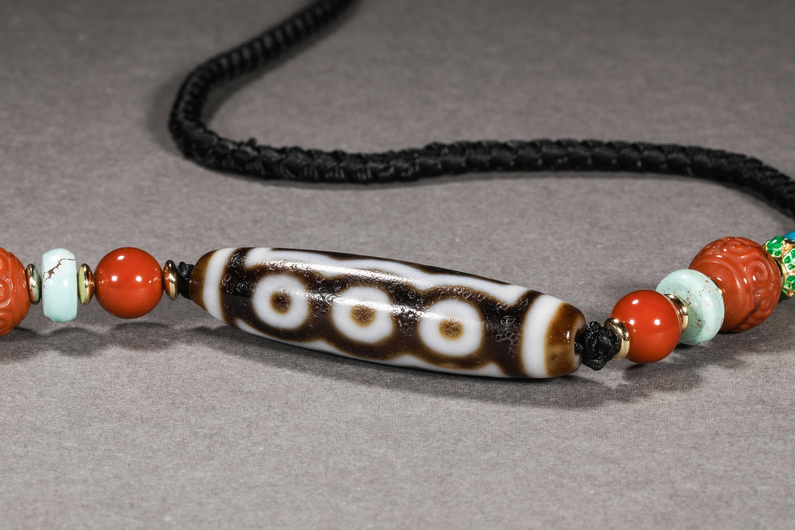 Ming Dynasty Five Eyes Dzi Beads - 5