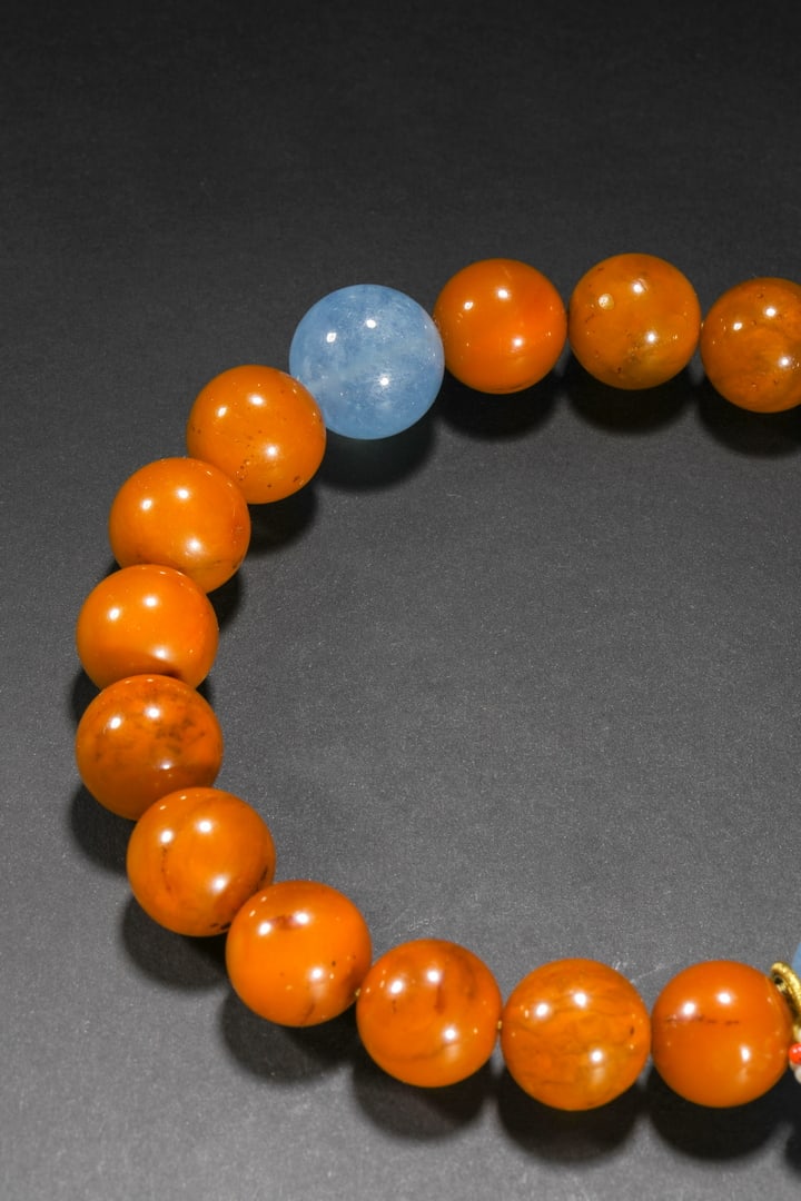 Qing Dynasty beeswax handheld - 9