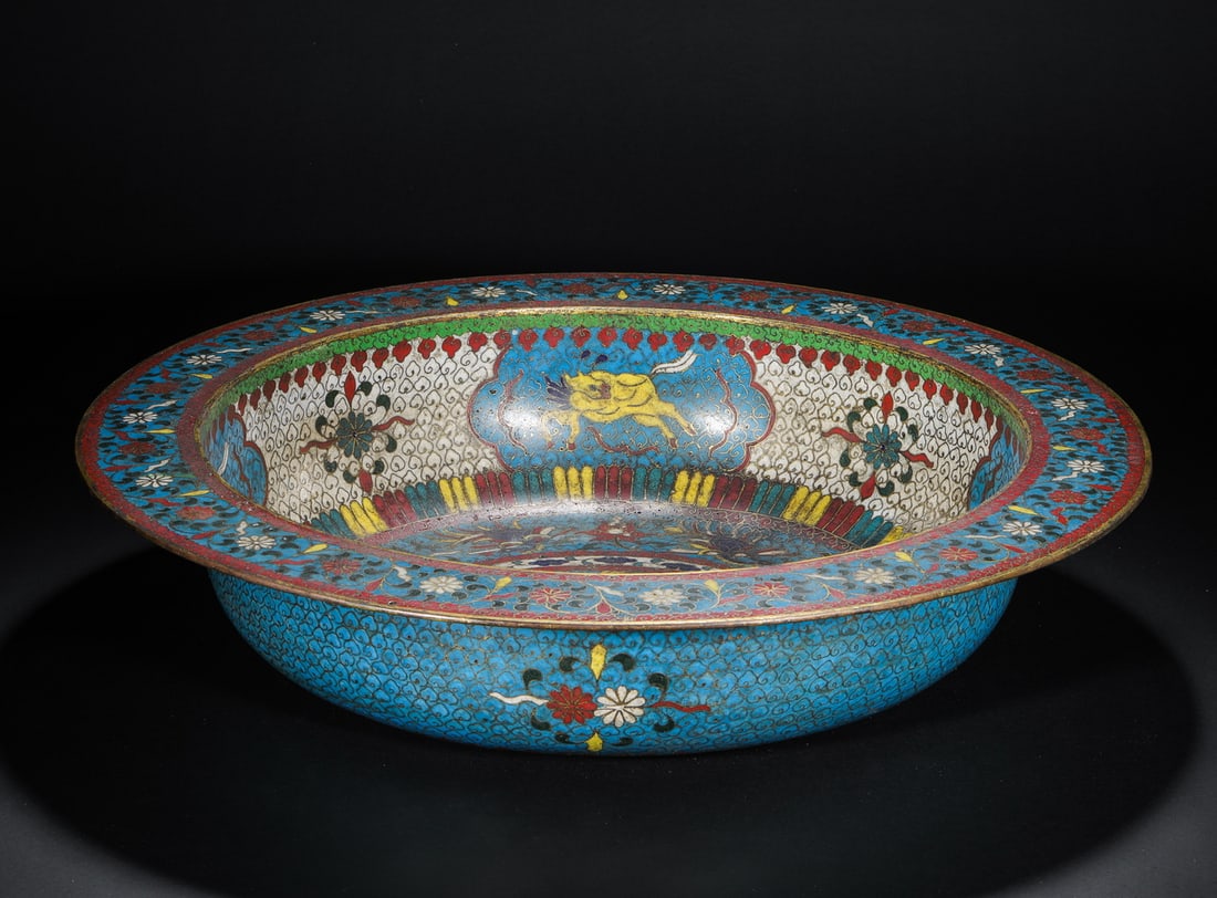 Ming Dynasty cloisonné flowerpot - 6