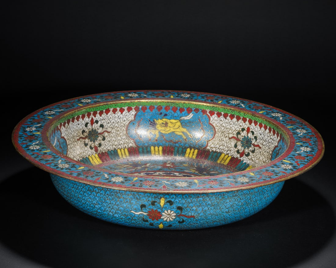 Ming Dynasty cloisonné flowerpot - 7