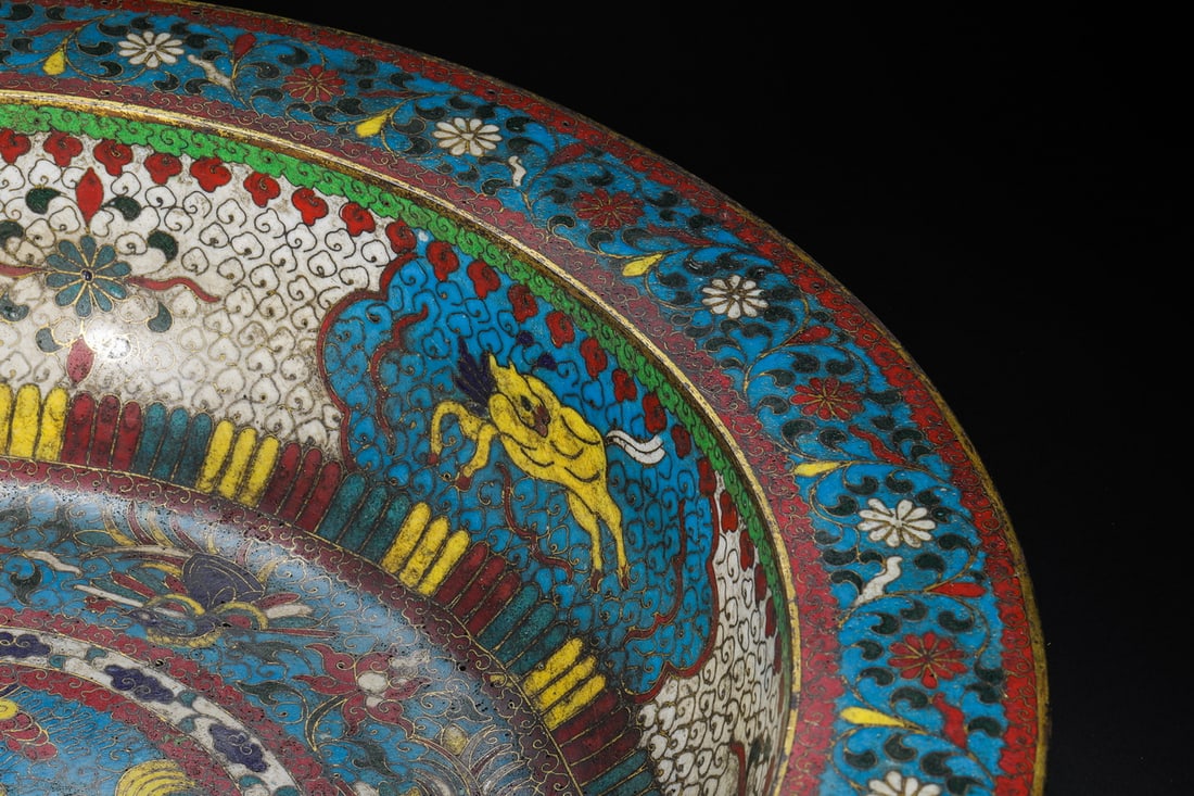 Ming Dynasty cloisonné flowerpot - 9