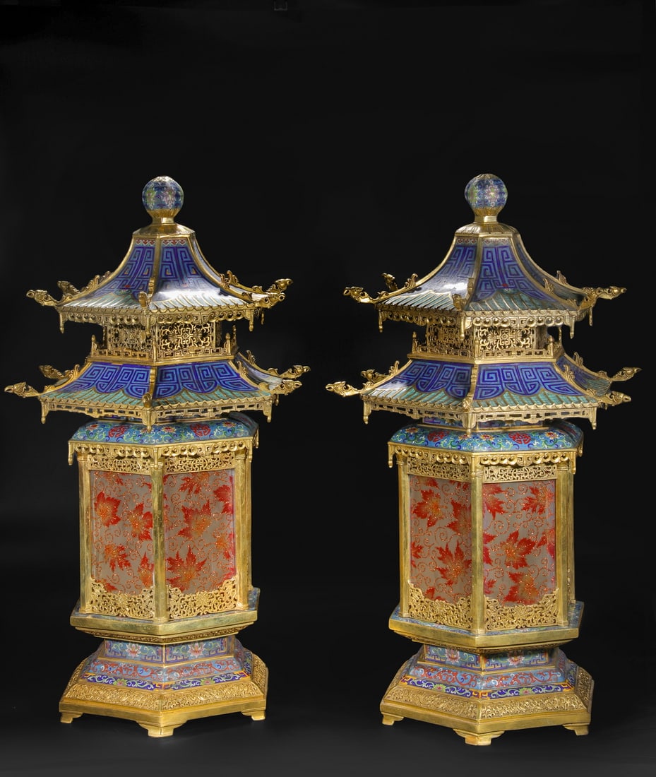 Ming Dynasty cloisonne palace lantern - 15