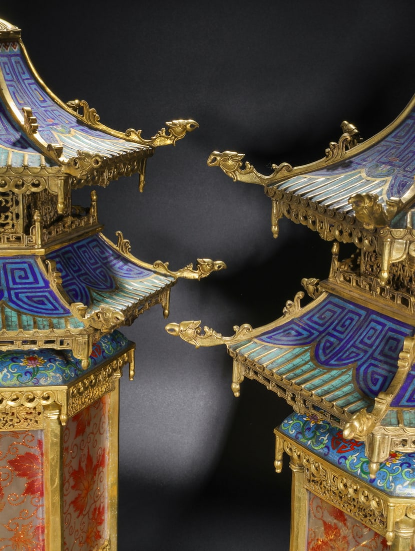 Ming Dynasty cloisonne palace lantern - 17