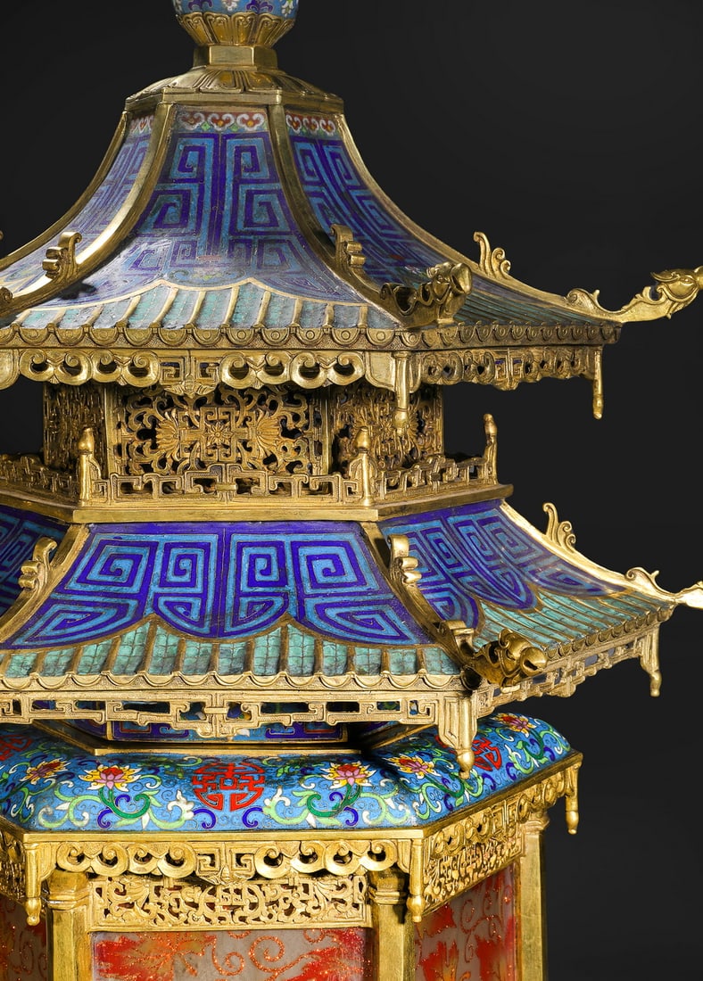 Ming Dynasty cloisonne palace lantern - 4