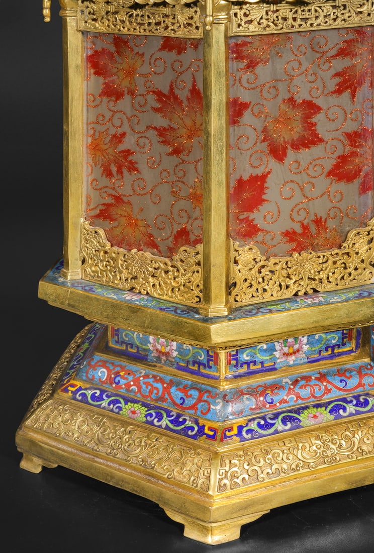 Ming Dynasty cloisonne palace lantern - 8
