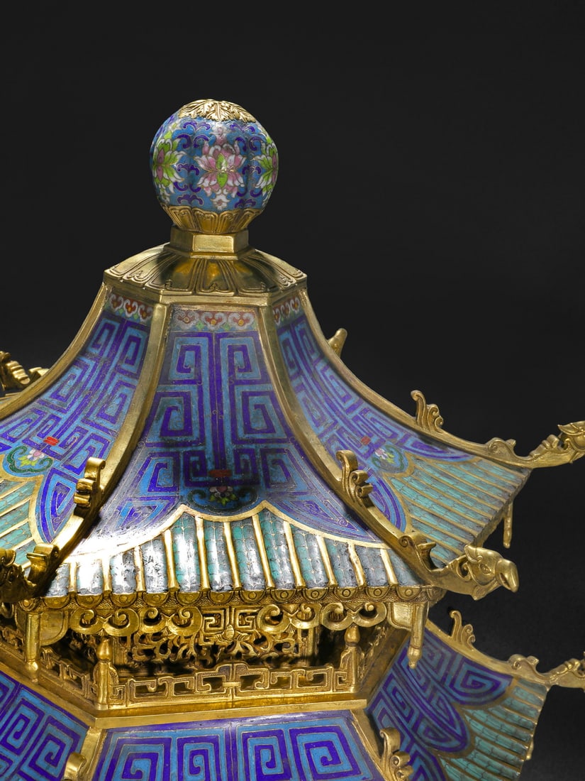 Ming Dynasty cloisonne palace lantern - 9