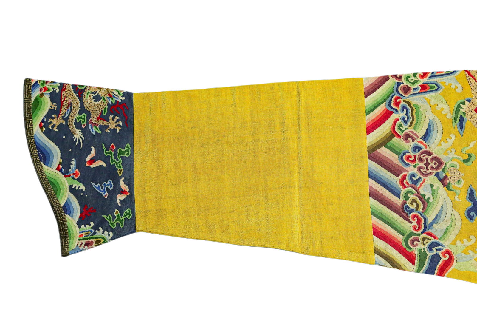 Qing Dynasty tapestry dragon robe - 11