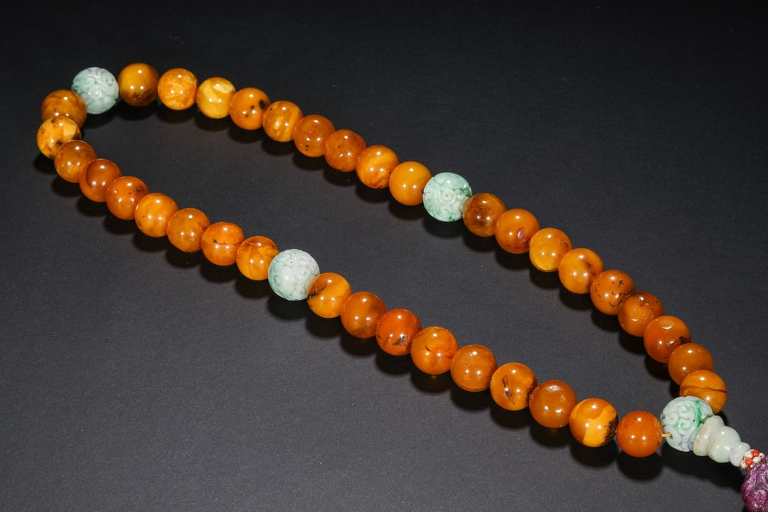 Qing Dynasty beeswax handheld - 5