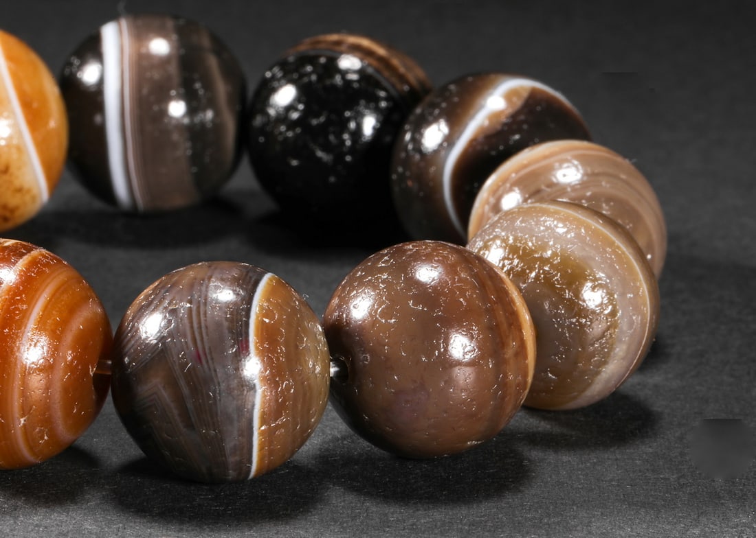 Ming Dynasty agate bracelet - 5